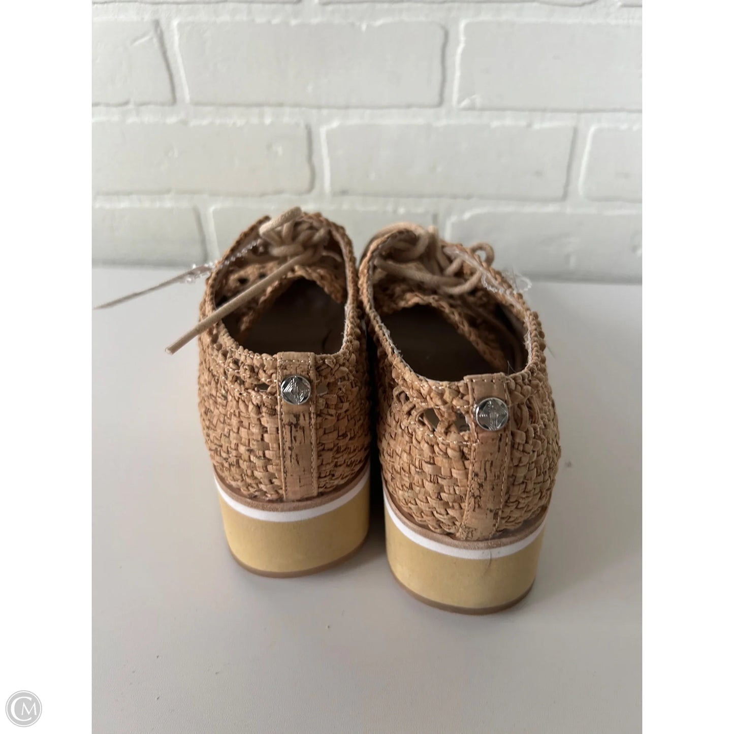 Shoes Heels Wedge By Donald Pliner In Tan, Size: 7.5