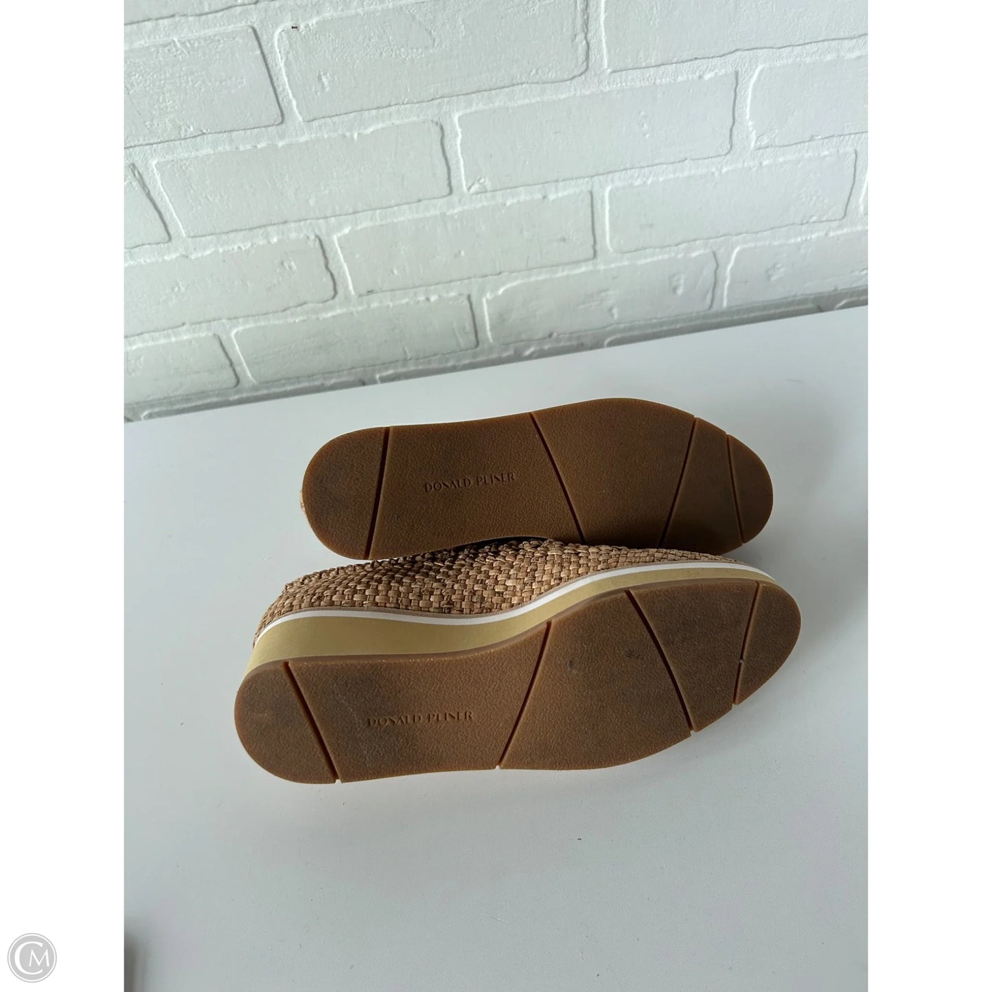 Shoes Heels Wedge By Donald Pliner In Tan, Size: 7.5