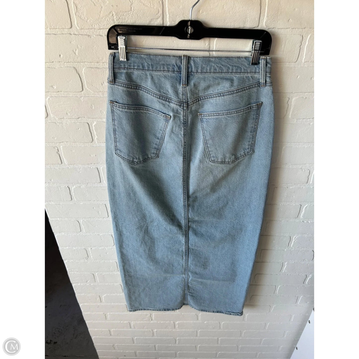 Skirt Maxi By Universal Thread In Blue Denim, Size: 6