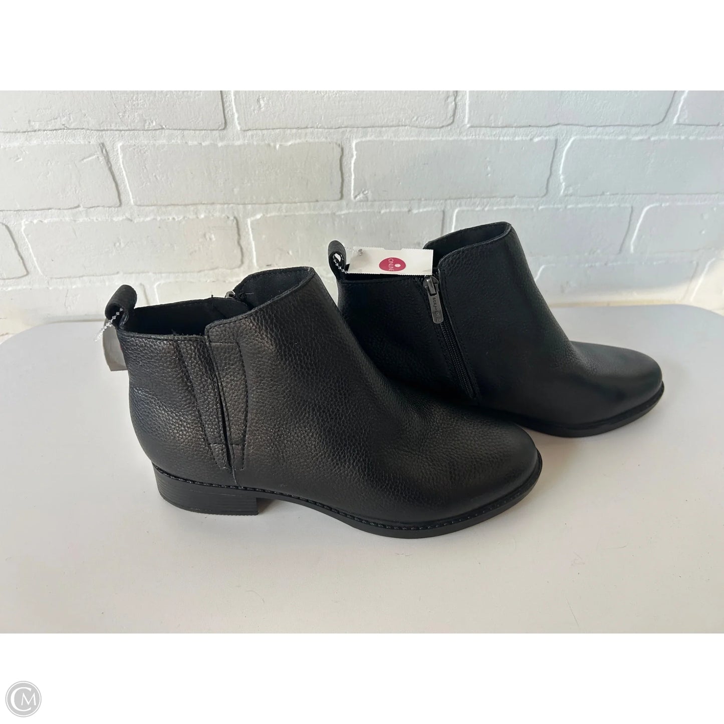 Boots Ankle Flats By Easy Spirit In Black, Size: 9.5