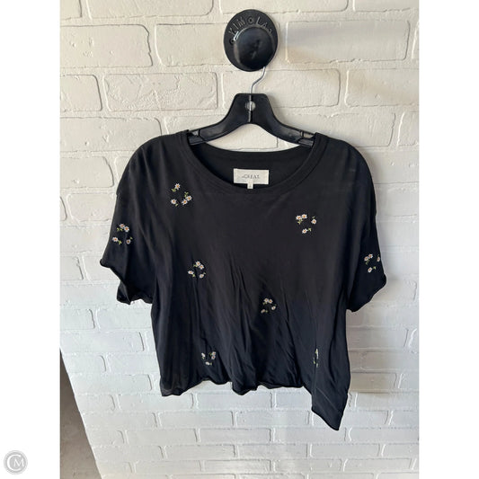 Top Short Sleeve By The Great. In Black, Size: L