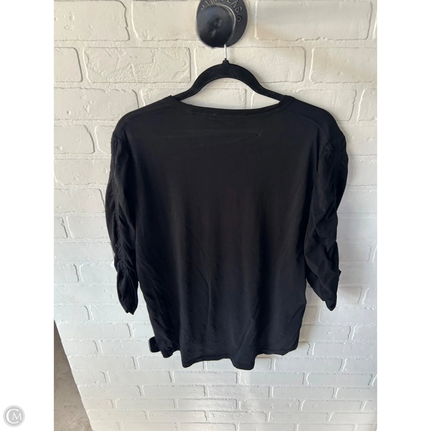Top Long Sleeve By Veronica Beard In Black, Size: Xl