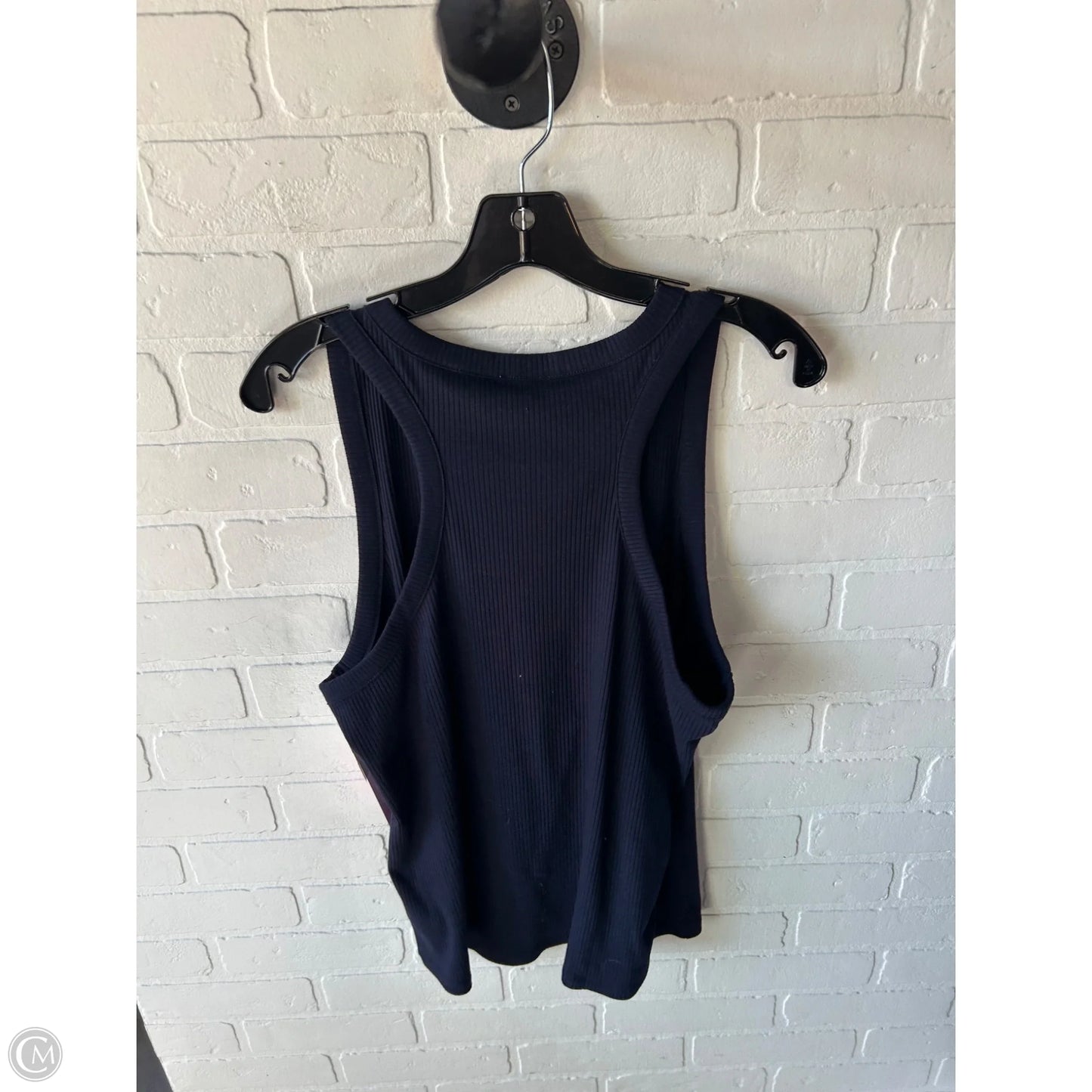 Tank Top By Talbots In Navy, Size: Xl