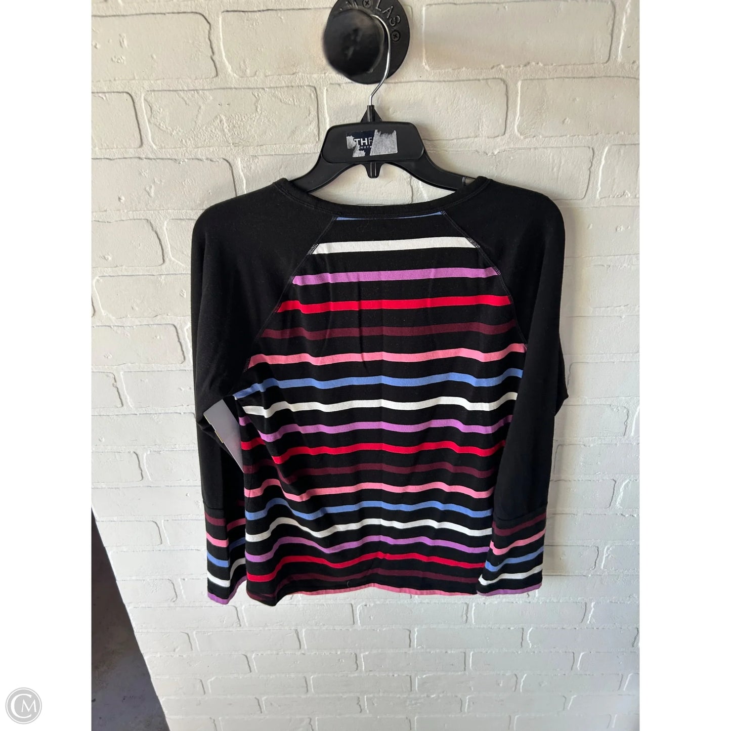 Top Long Sleeve By Talbots In Black, Size: L