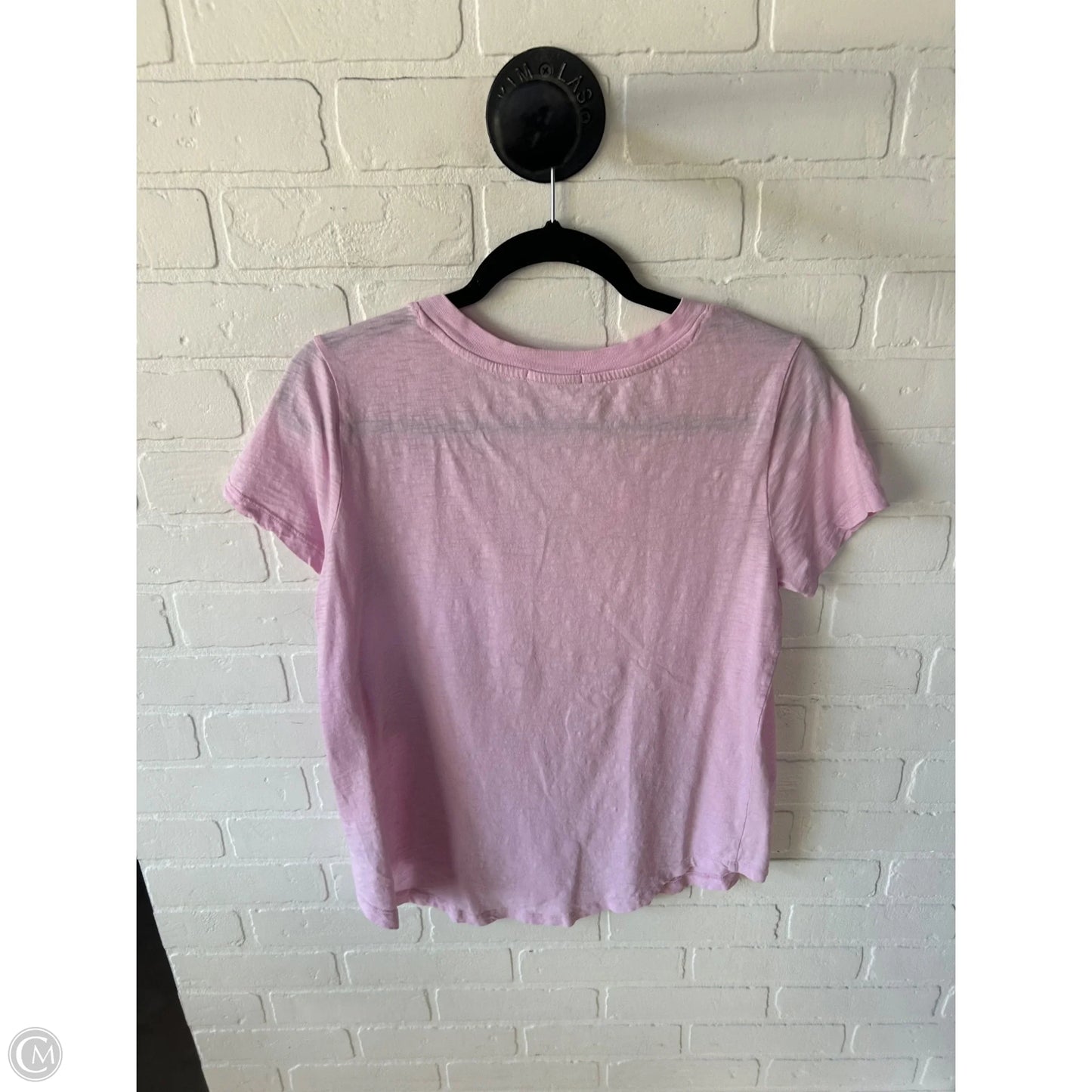 Top Short Sleeve Basic By Z Supply In Pink, Size: S