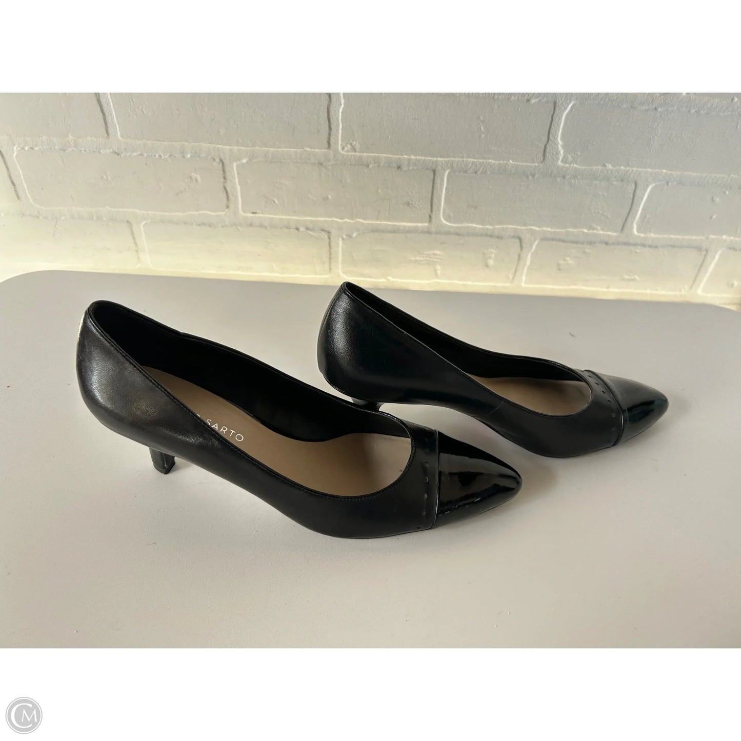 Shoes Heels Stiletto By Franco Sarto In Black, Size: 8.5
