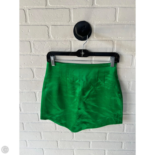 Skirt Mini & Short By Zara In Green, Size: 4