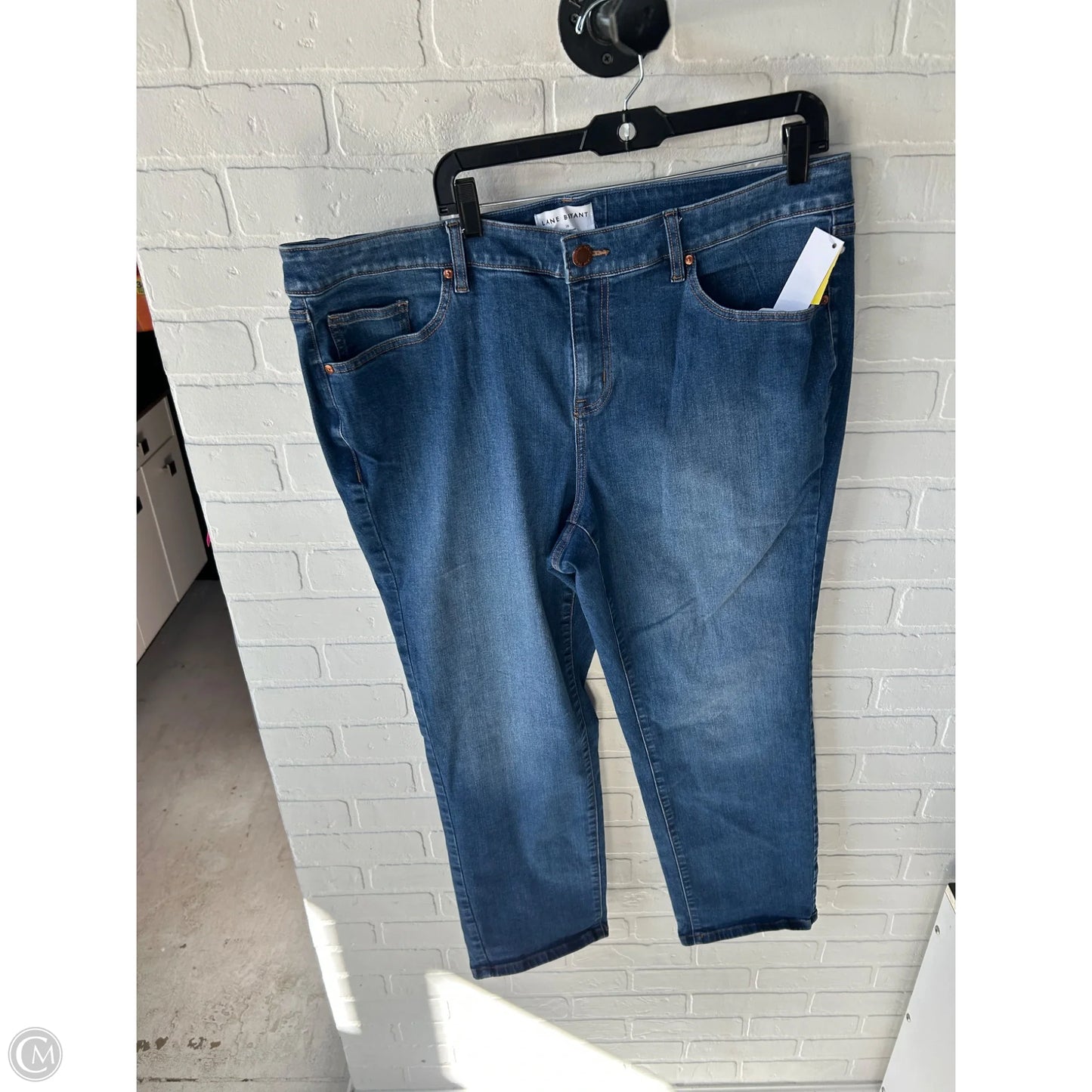 Jeans Straight By Lane Bryant In Blue Denim, Size: 20