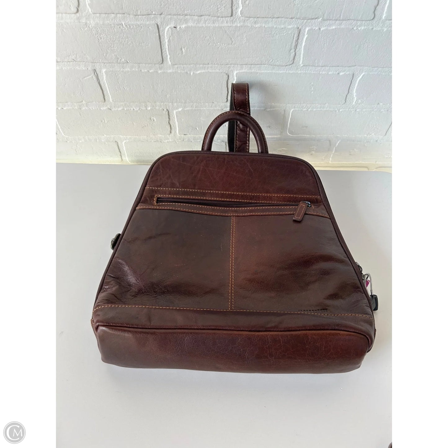 Backpack Leather By Cma, Size: Small