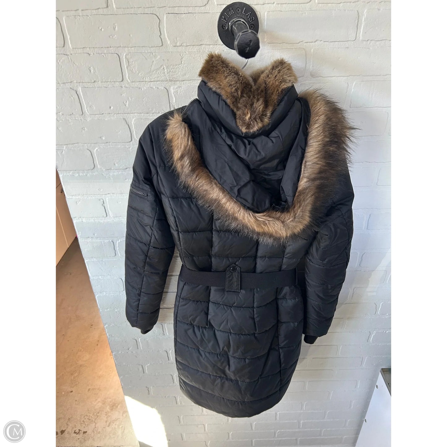 Coat Puffer & Quilted By Cma In Black, Size: S