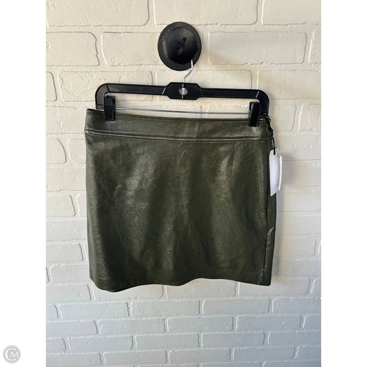 Skirt Mini & Short By Leith In Green, Size: 8