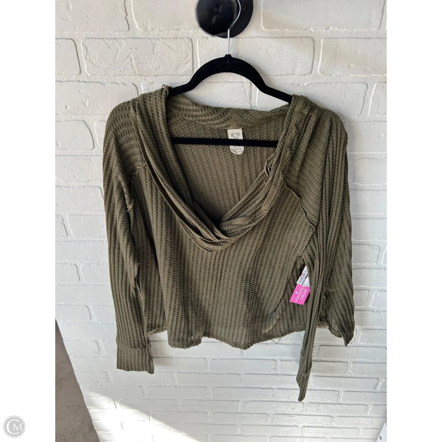 Top Long Sleeve By We The Free In Green, Size: L