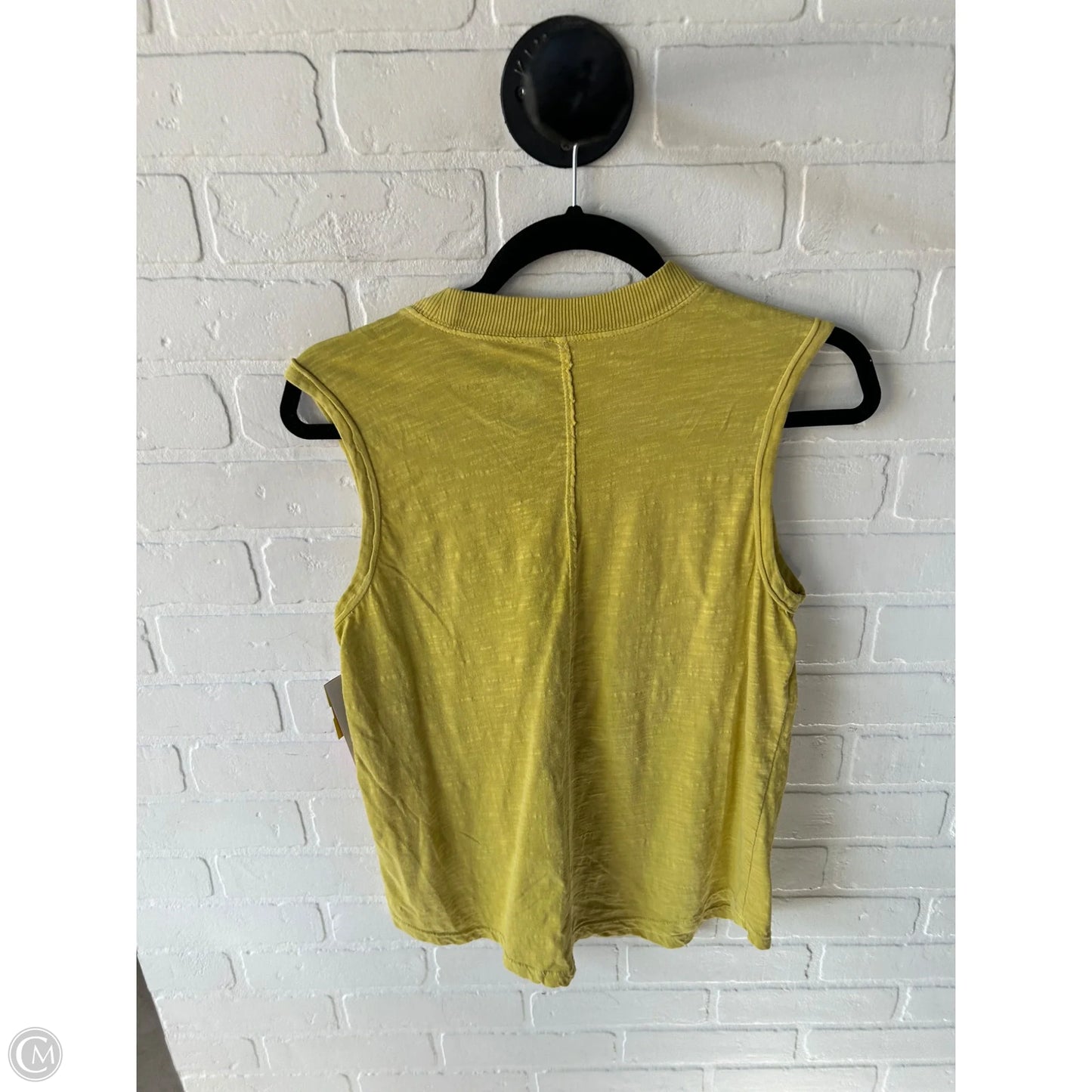 Top Sleeveless Basic By Pilcro In Yellow, Size: S