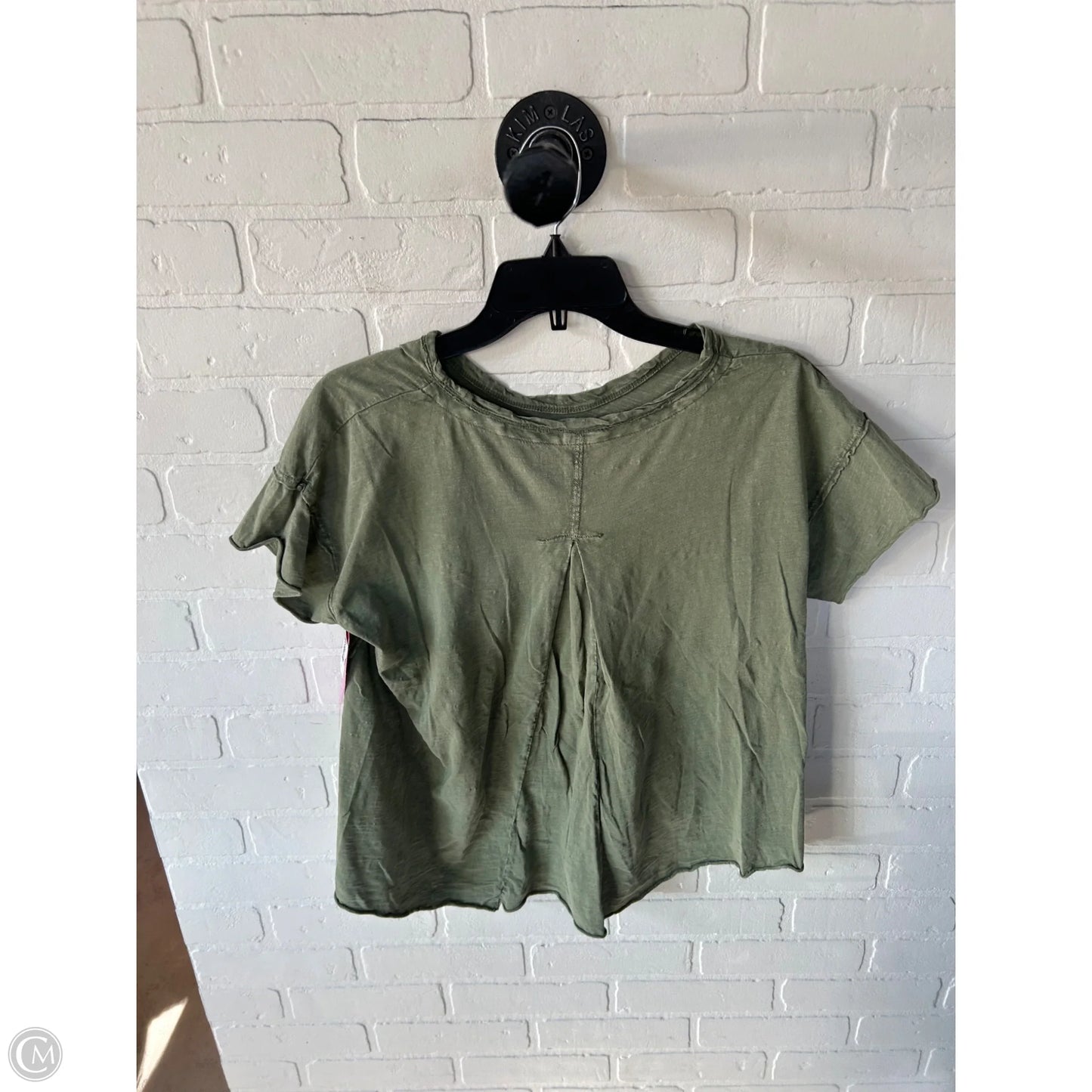 Top Short Sleeve Basic By Pilcro In Green, Size: S