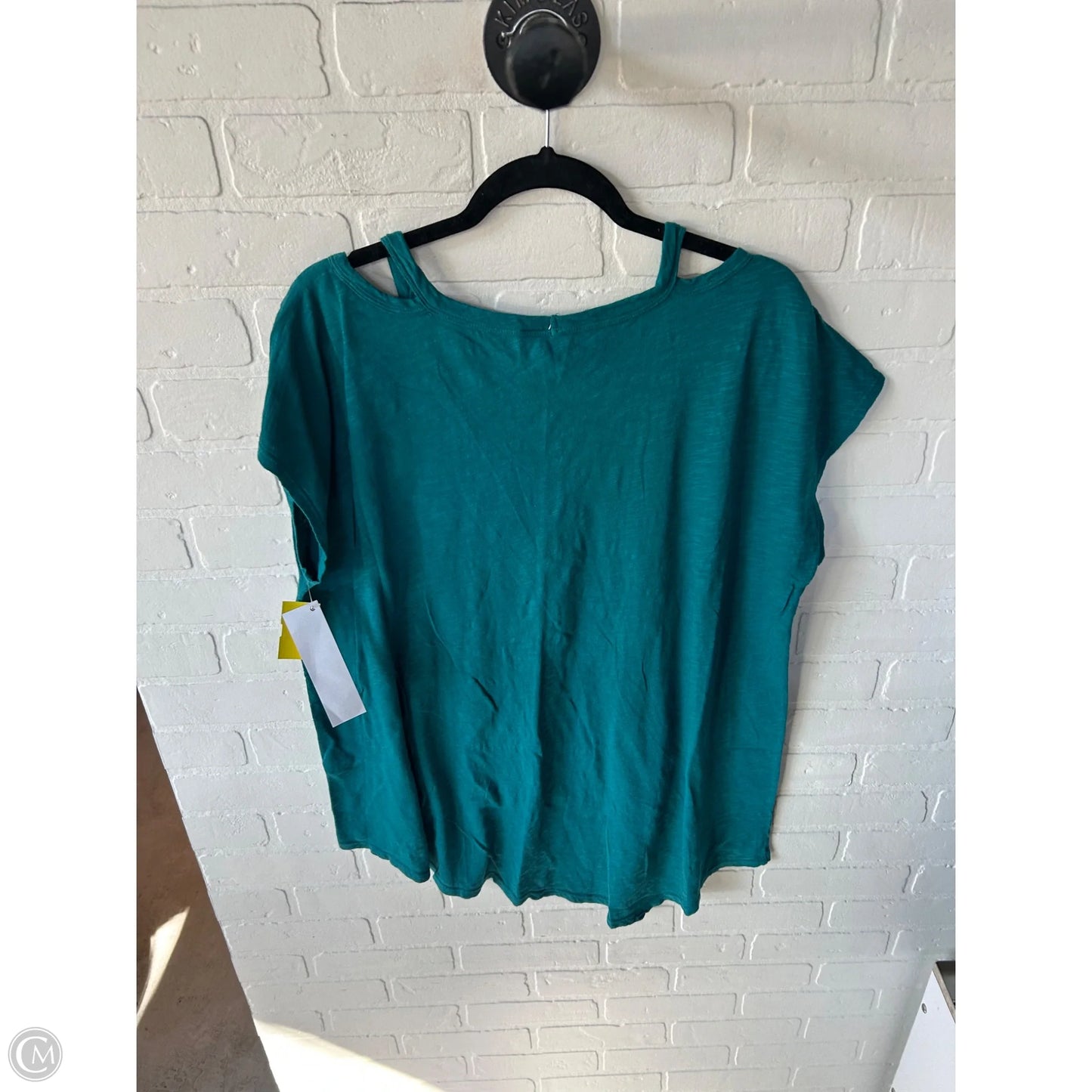 Top Short Sleeve By Left Of Center In Blue, Size: Xl