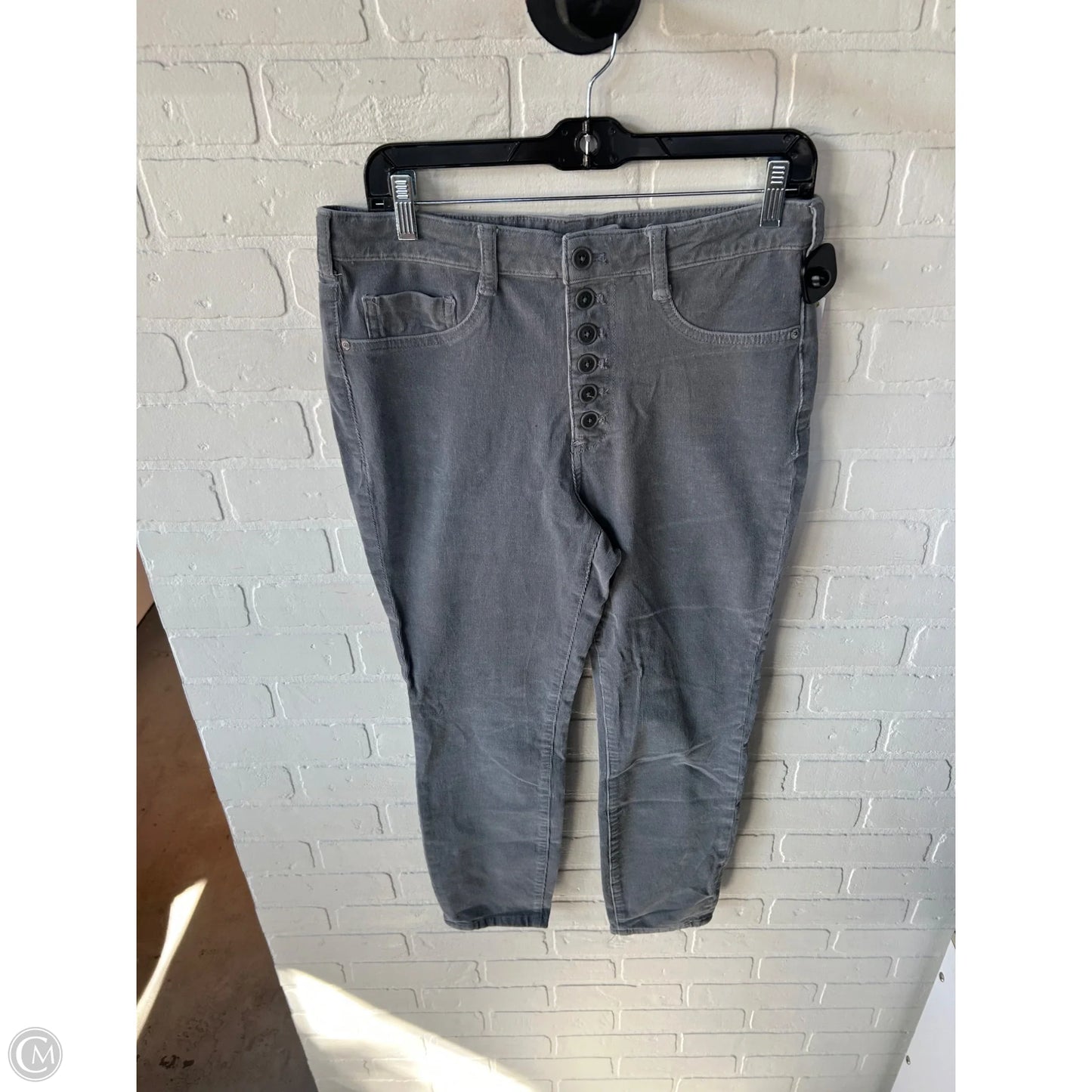 Pants Corduroy By Pilcro In Grey, Size: 12