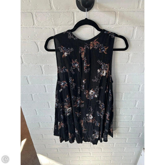 Tunic Sleeveless By Free People In Black, Size: M