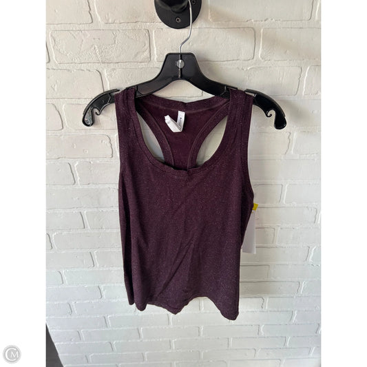 Athletic Tank Top By Athleta In Purple, Size: L