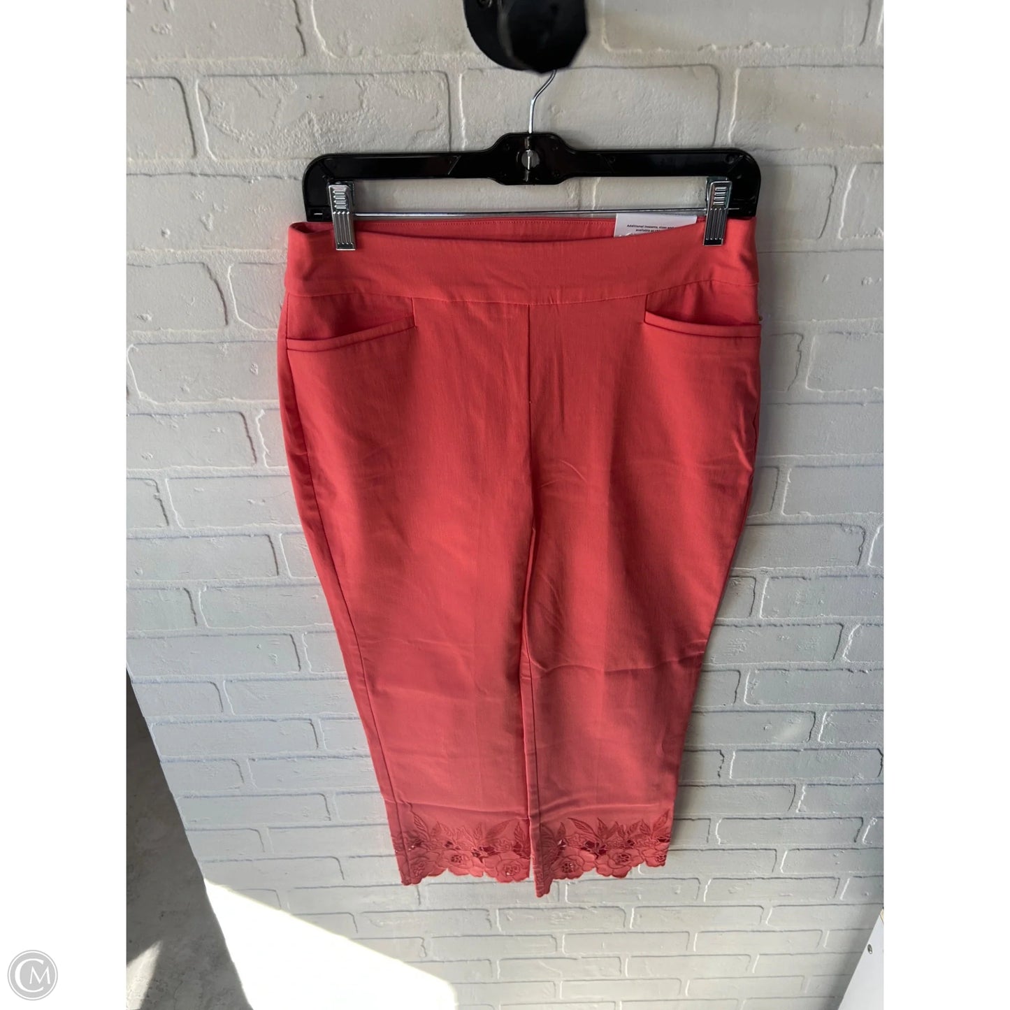 Pants Cropped By Chicos In Orange, Size: 4