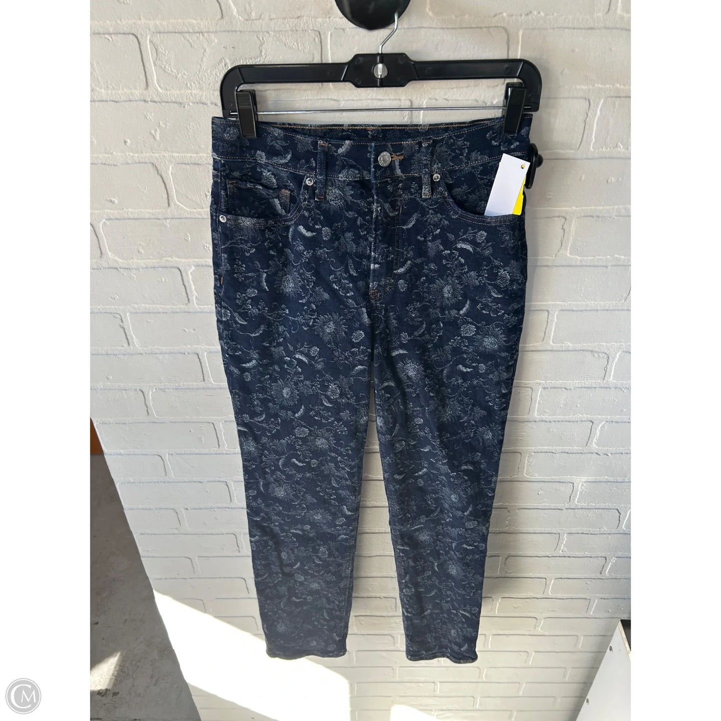Jeans Straight By White House Black Market In Blue Denim, Size: 6