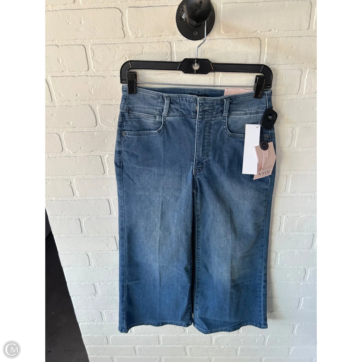 Jeans Wide Leg By Not Your Daughters Jeans In Blue Denim, Size: 0