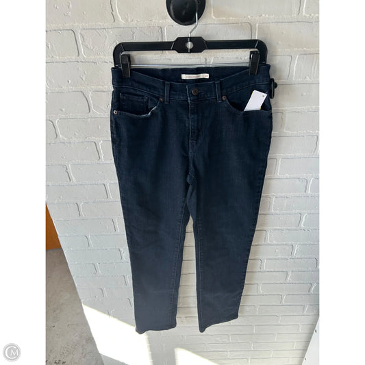 Jeans Straight By Levis In Blue Denim, Size: 6