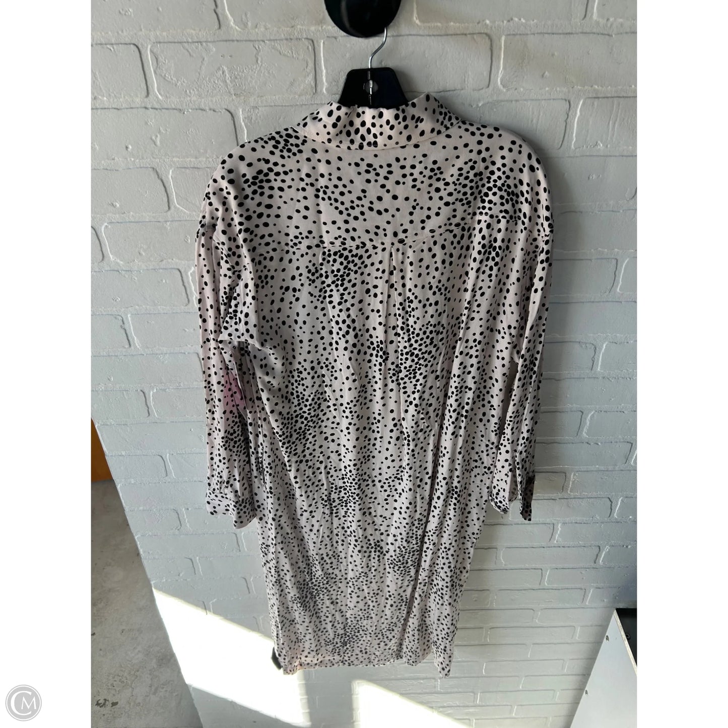 Dress Casual Midi By Saltwater Luxe In Black & Cream, Size: Xs