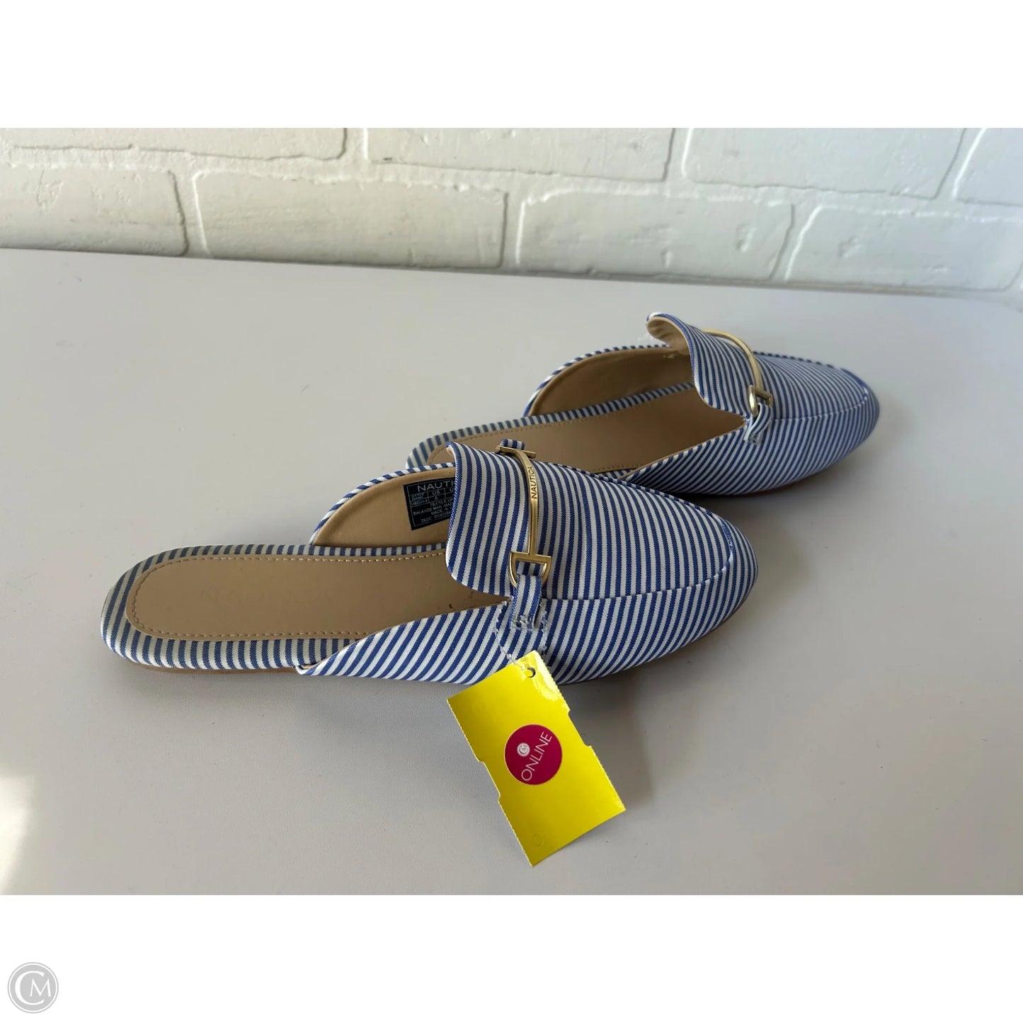 Shoes Flats By Nautica In Blue & White, Size: 6