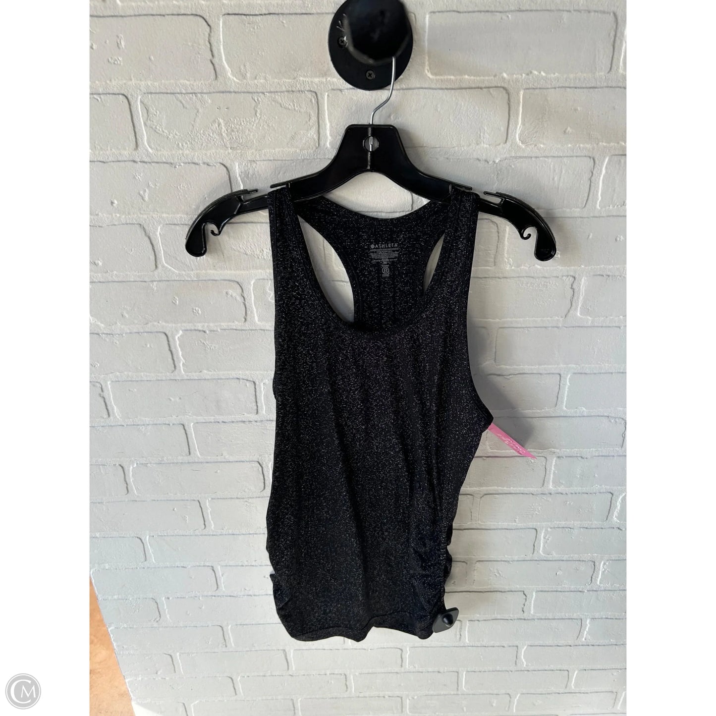 Athletic Tank Top By Athleta In Black & Blue, Size: M