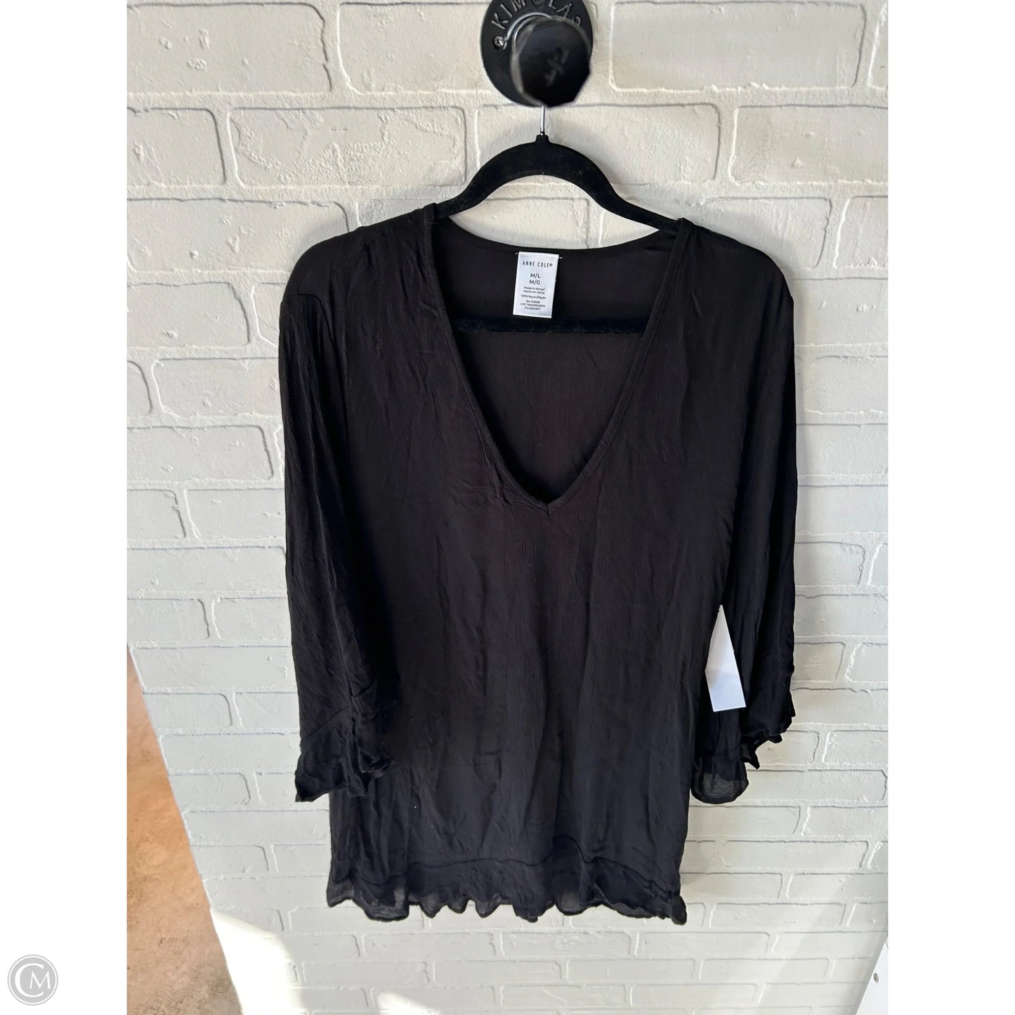 Swimwear Cover-up By Anne Cole In Black, Size: M