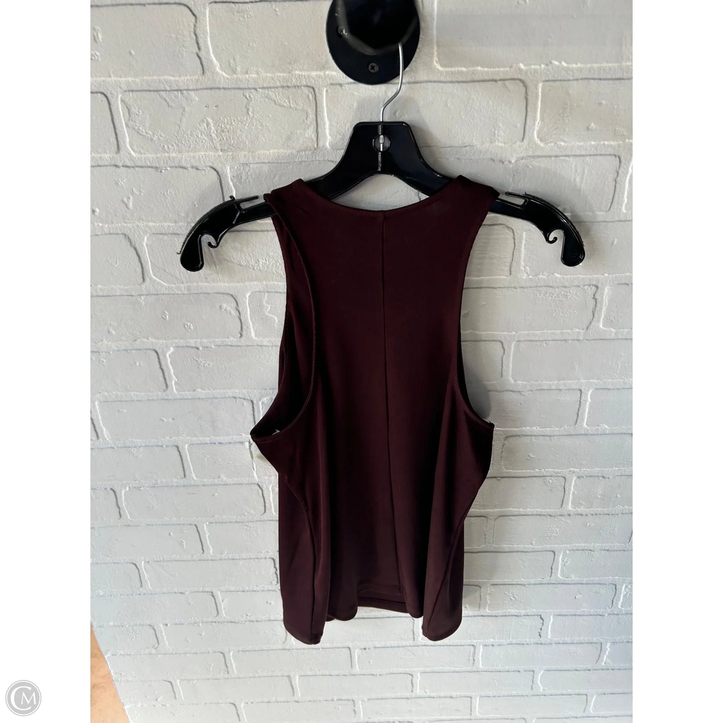Top Sleeveless Basic By A New Day In Brown, Size: M