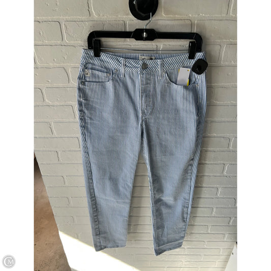 Jeans Straight By Seven 7 In Blue & Yellow, Size: 6