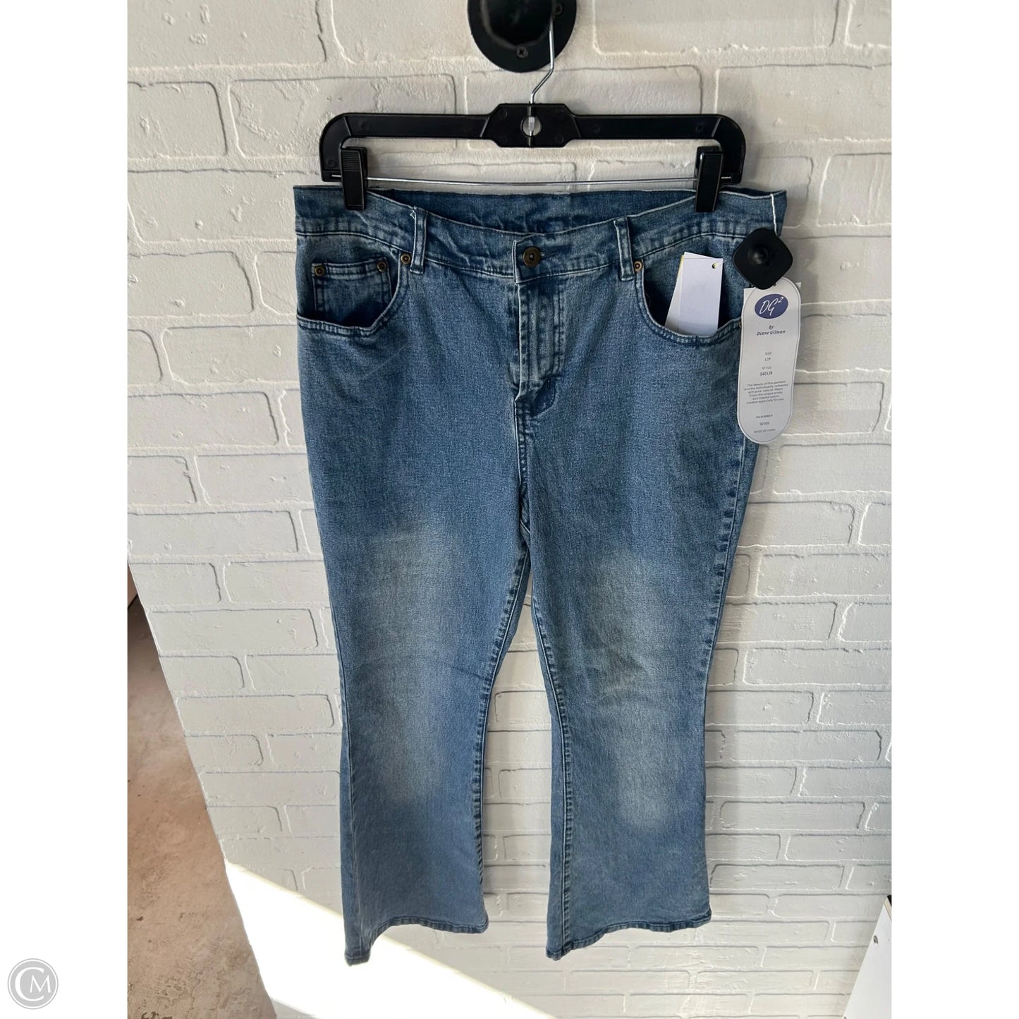 Jeans Boot Cut By Dg2 In Blue Denim, Size: 12p