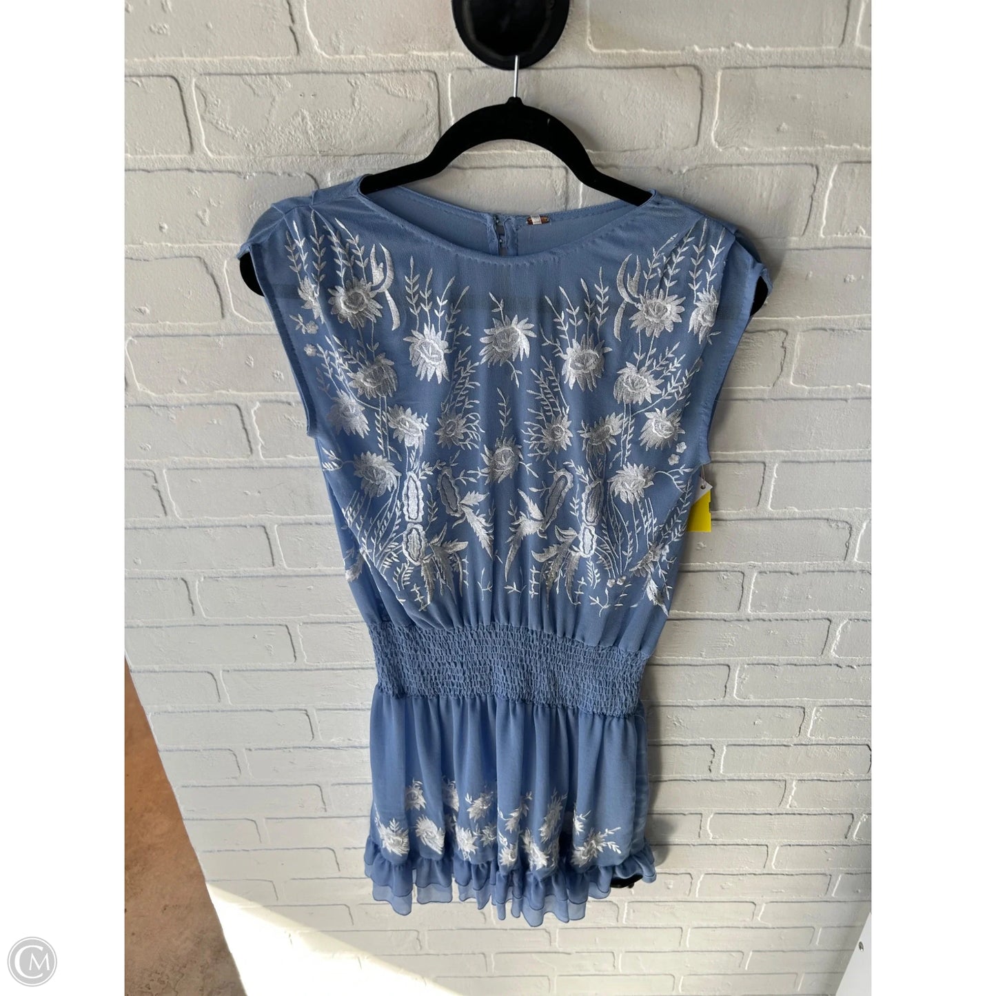 Dress Casual Short By Free People In Blue & White, Size: Xs