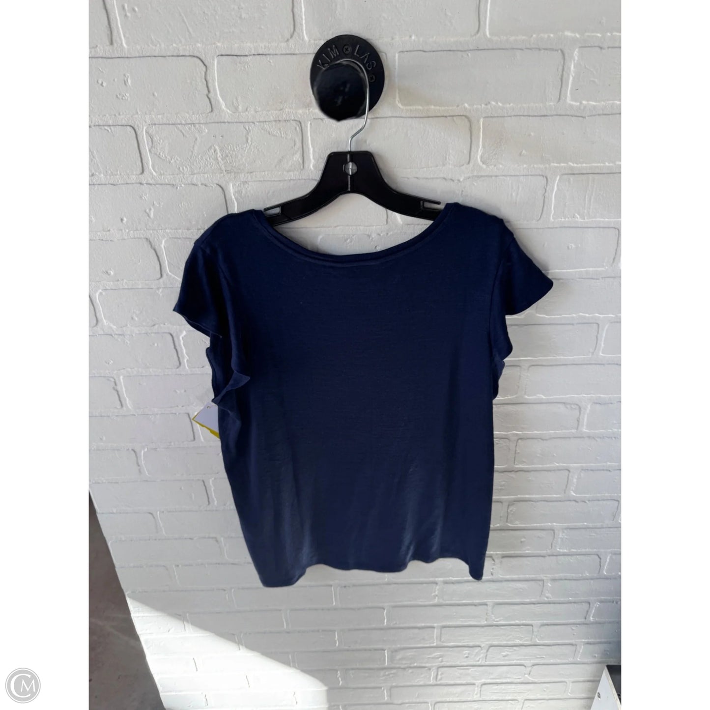 Top Short Sleeve By Market & Spruce In Blue, Size: L
