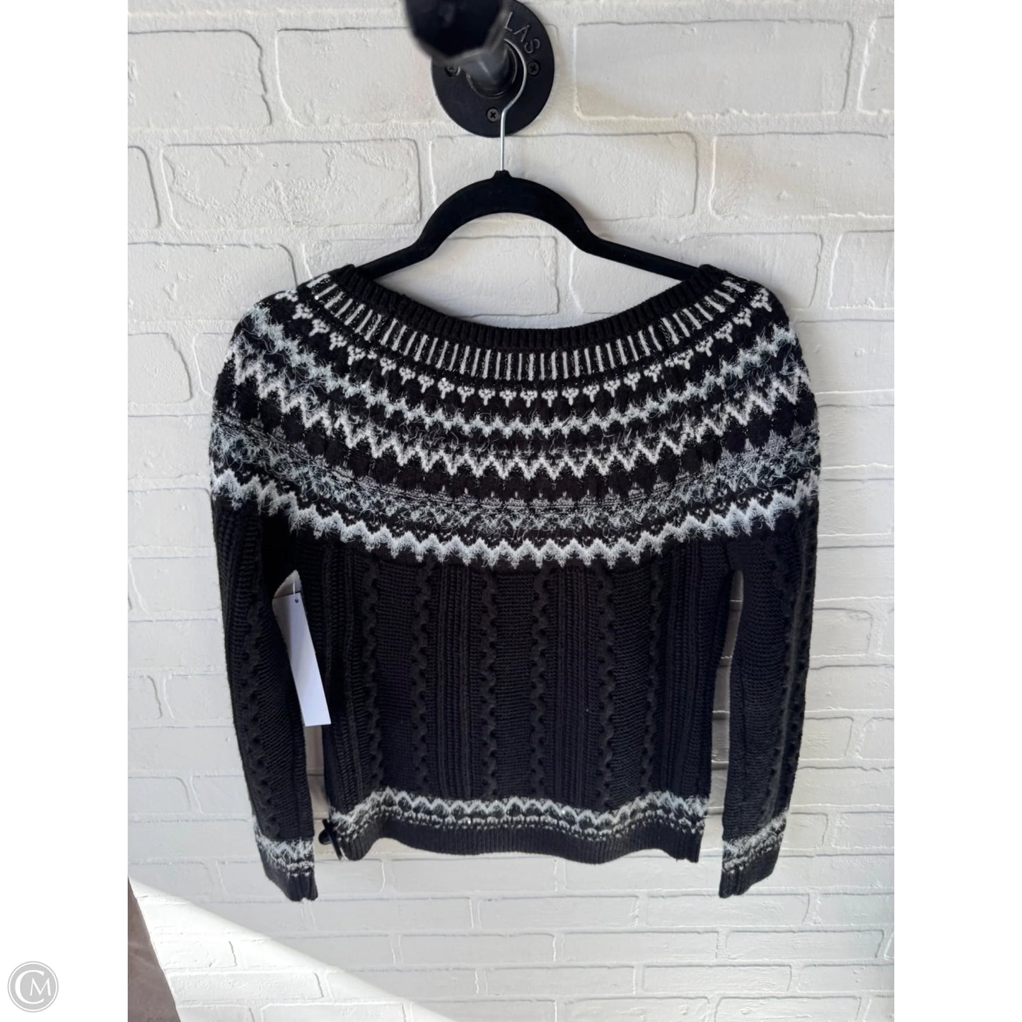 Sweater By White House Black Market In Black & White, Size: M