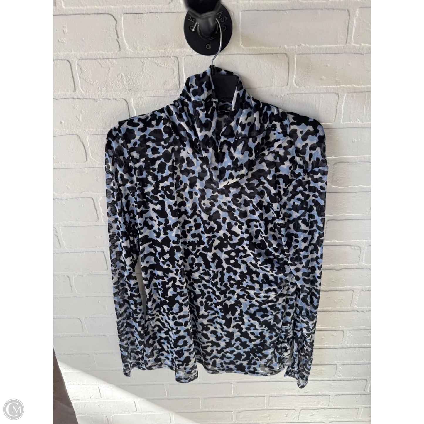 Top Long Sleeve By White House Black Market In Black & White, Size: Xl