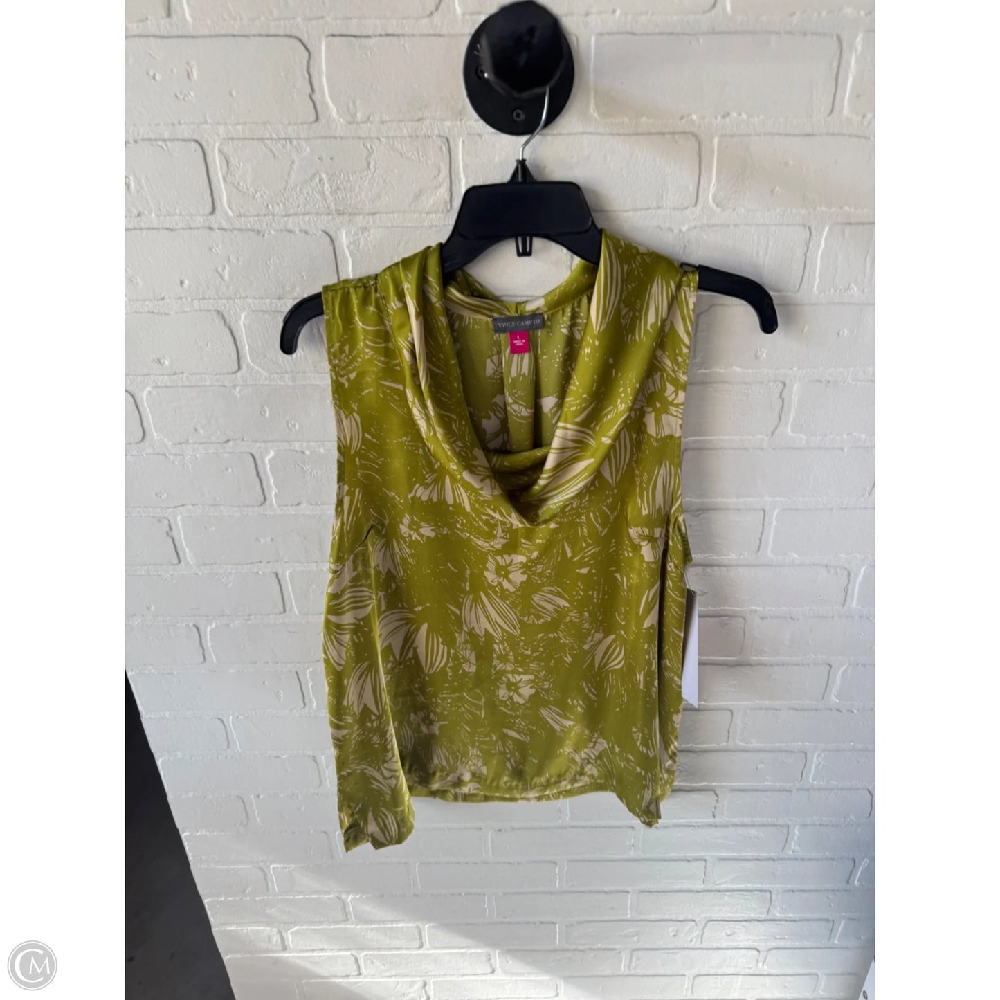 Top Sleeveless By Vince Camuto In Green, Size: L