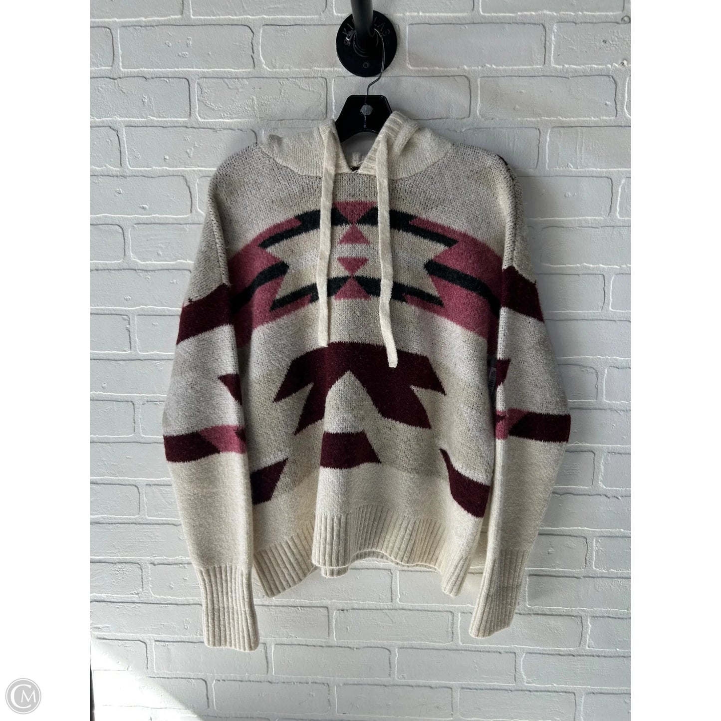 Sweater By Lou And Grey In Cream & Red, Size: S