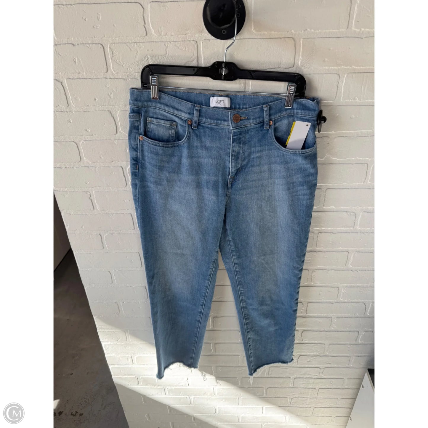 Jeans Boyfriend By Loft In Blue Denim, Size: 8