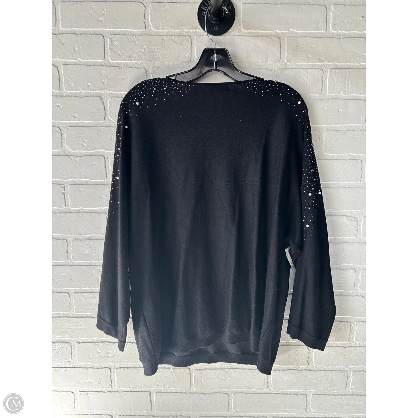 Sweater By Calvin Klein In Black, Size: L