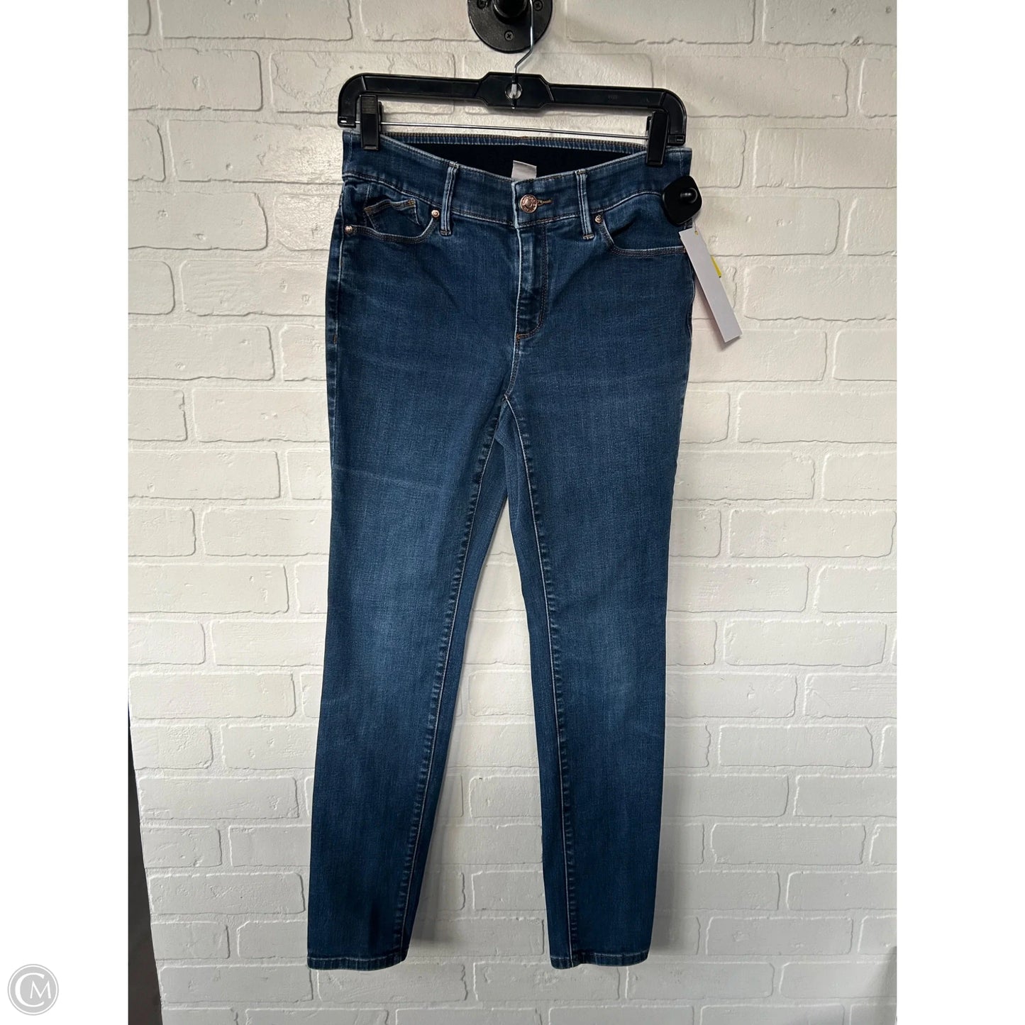 Jeans Skinny By Chicos In Blue Denim, Size: 2
