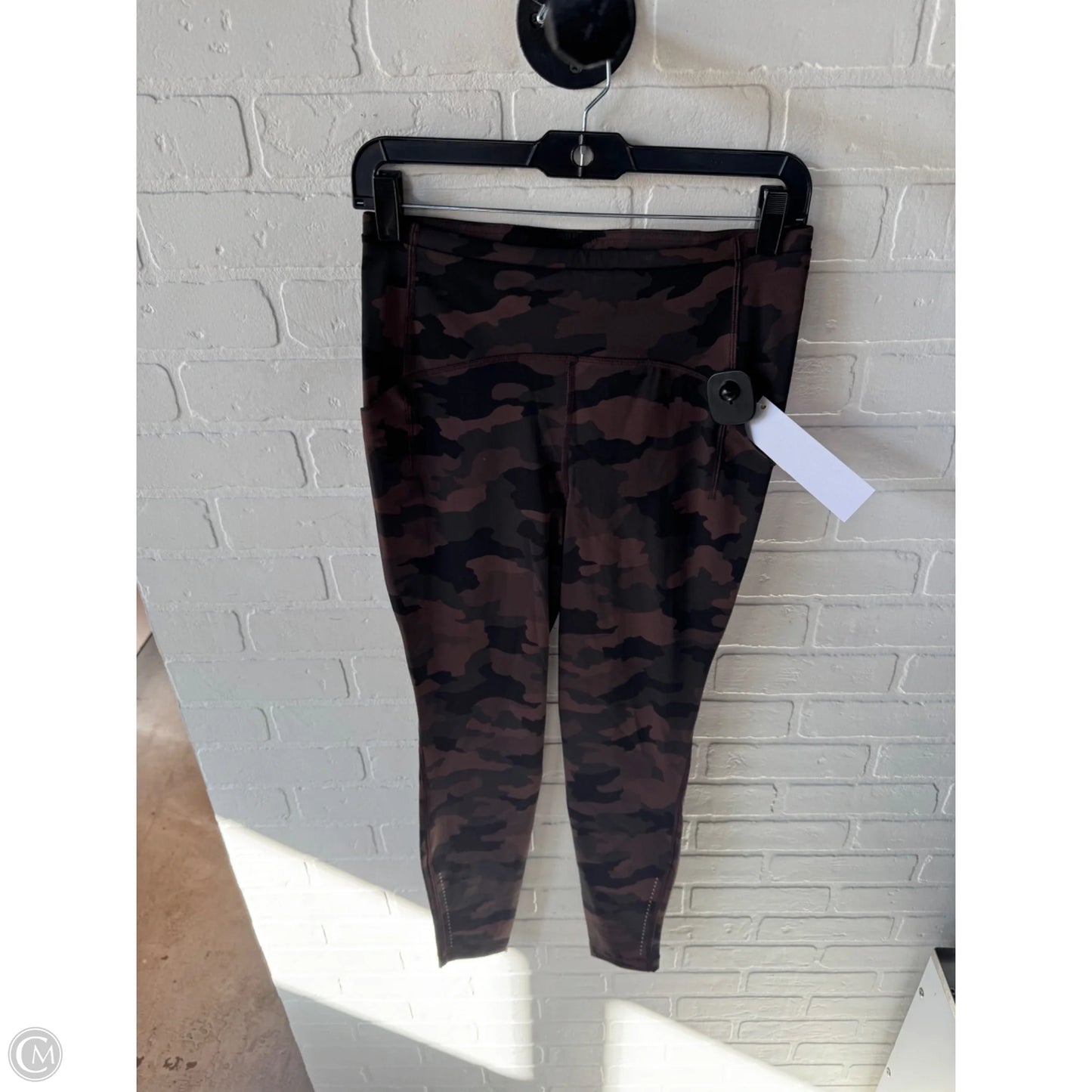 Athletic Leggings By Lululemon In Black & Brown, Size: 8