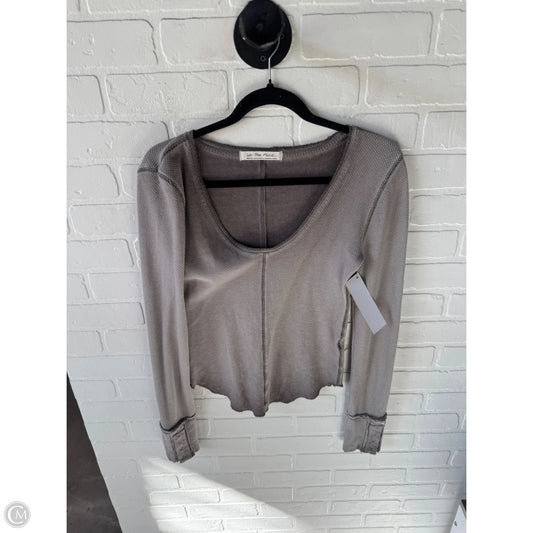 Top Long Sleeve By We The Free In Brown, Size: M