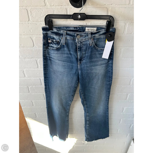 Jeans Boot Cut By Ag Jeans In Blue Denim, Size: 6