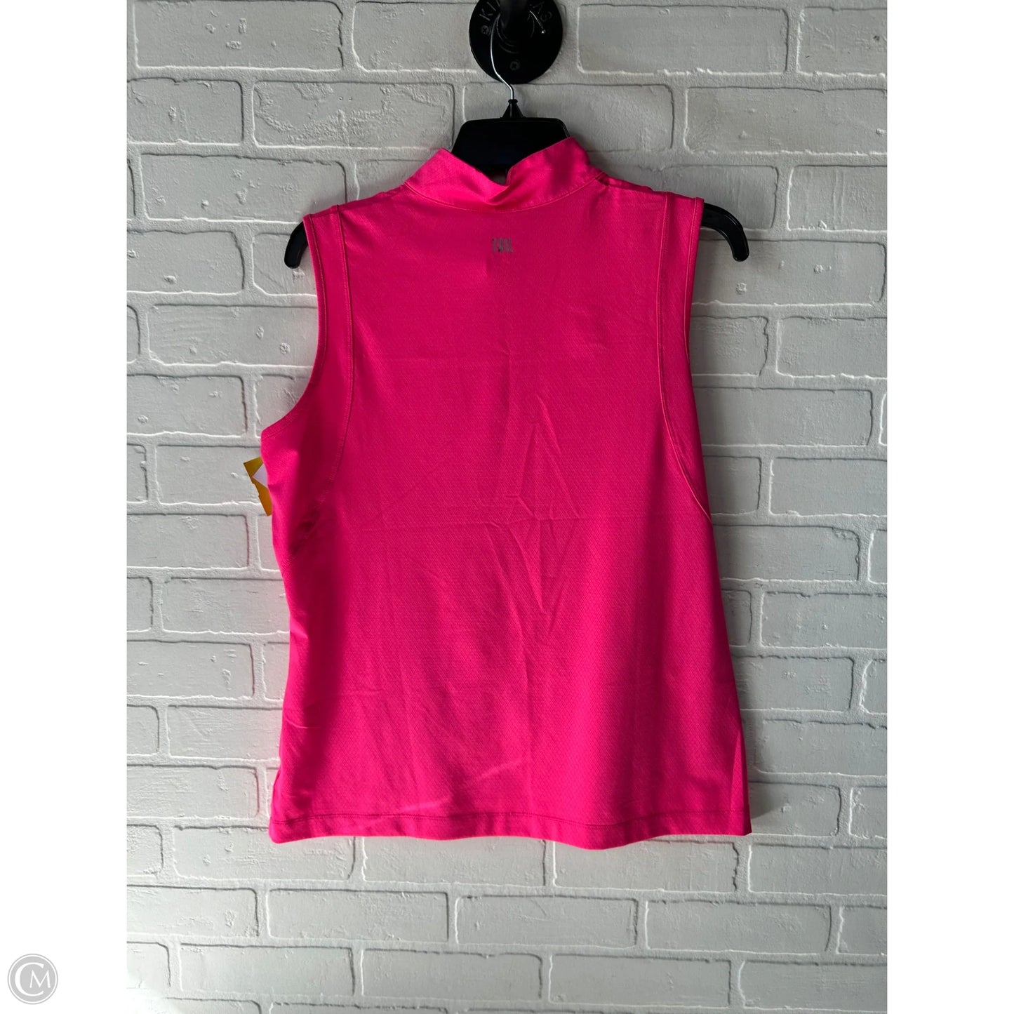 Athletic Top Short Sleeve By Tail In Pink, Size: L