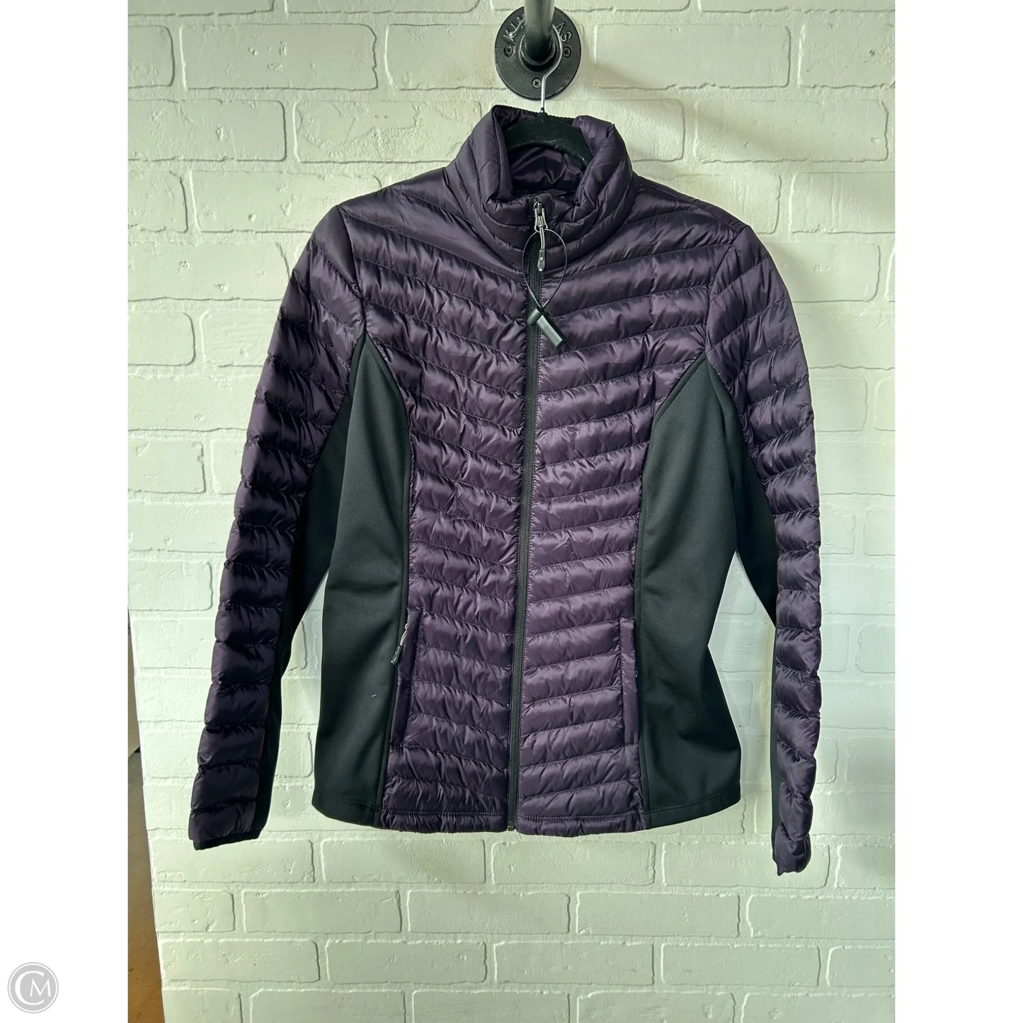 Jacket Puffer & Quilted By 32 Degrees In Black & Purple, Size: S