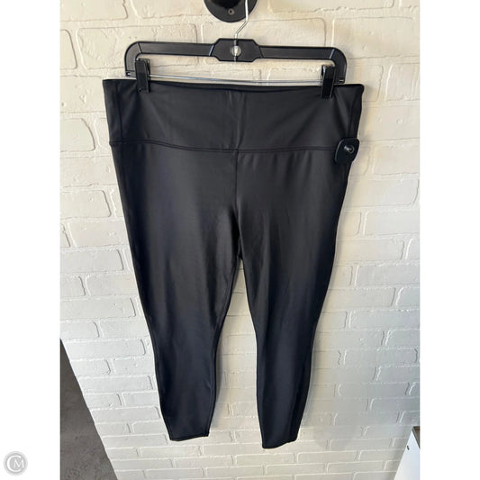 Athletic Leggings By Athleta In Black, Size: 16