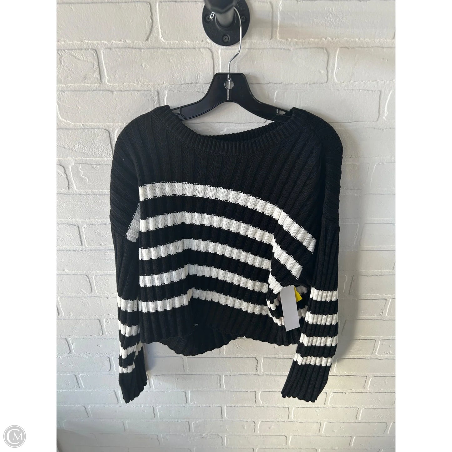 Sweater By Love Ellie In Black & White, Size: Xl