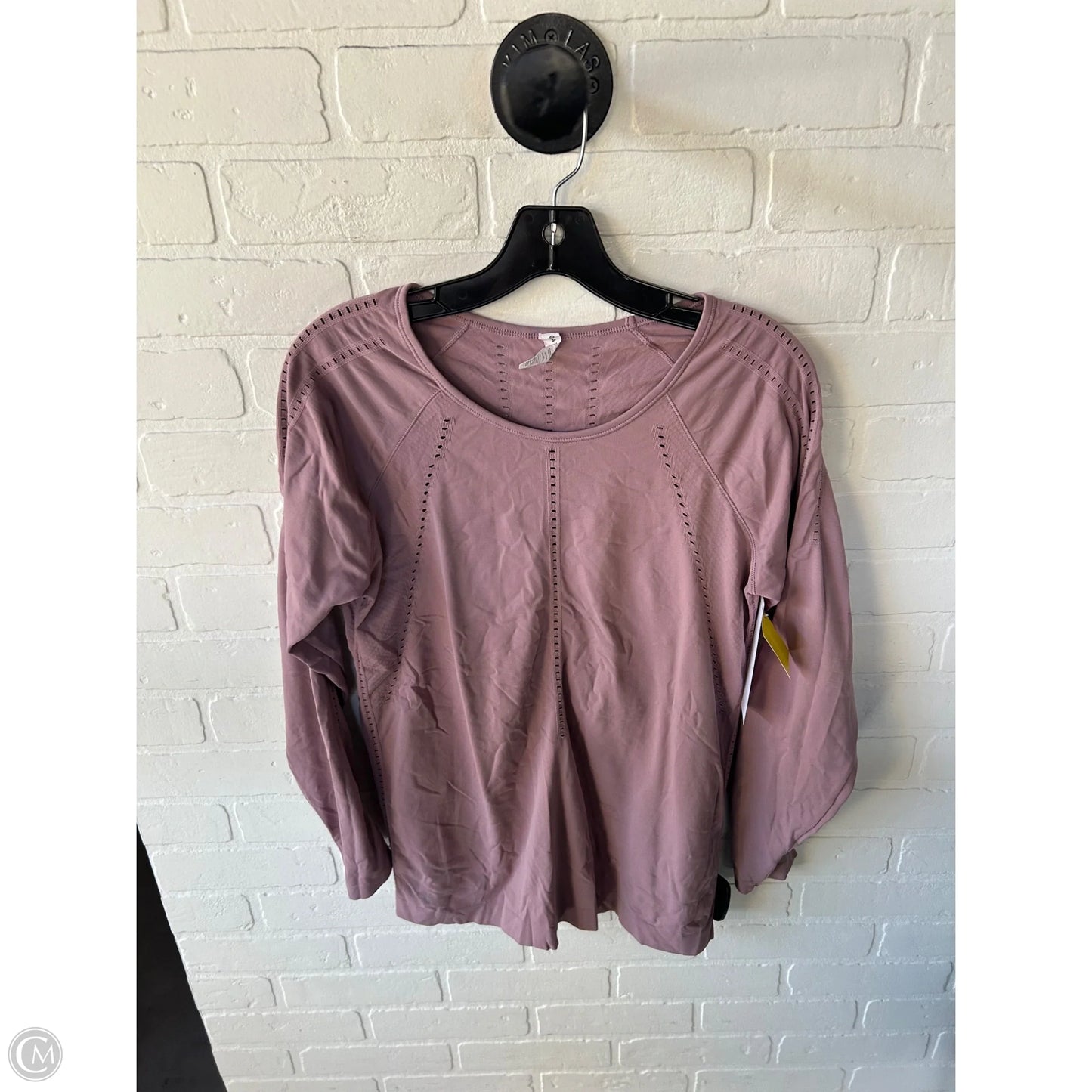 Athletic Top Long Sleeve Crewneck By Athleta In Pink, Size: L